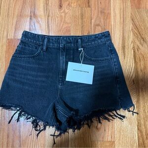 Alexander Wang Washed Black Bite Short